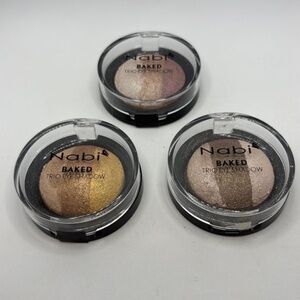 Nabi Baked Trio EyeShadow Set of 3.